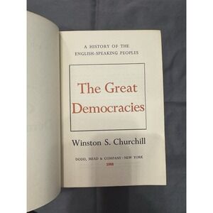 The Great Democracies (Winston S. Churchill - 1966)  hardcover